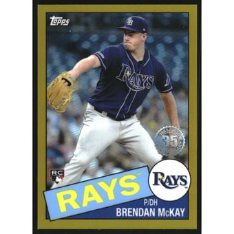 2020 Topps Chrome '85 Topps Gold Refractors #85TC13 Brendan McKay