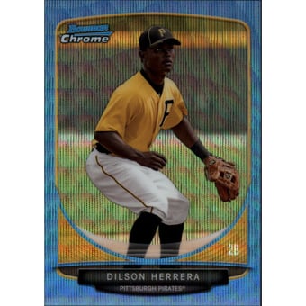 2013 Bowman Chrome Prospects Blue Wave Refractors #BCP78 Dilson Herrera