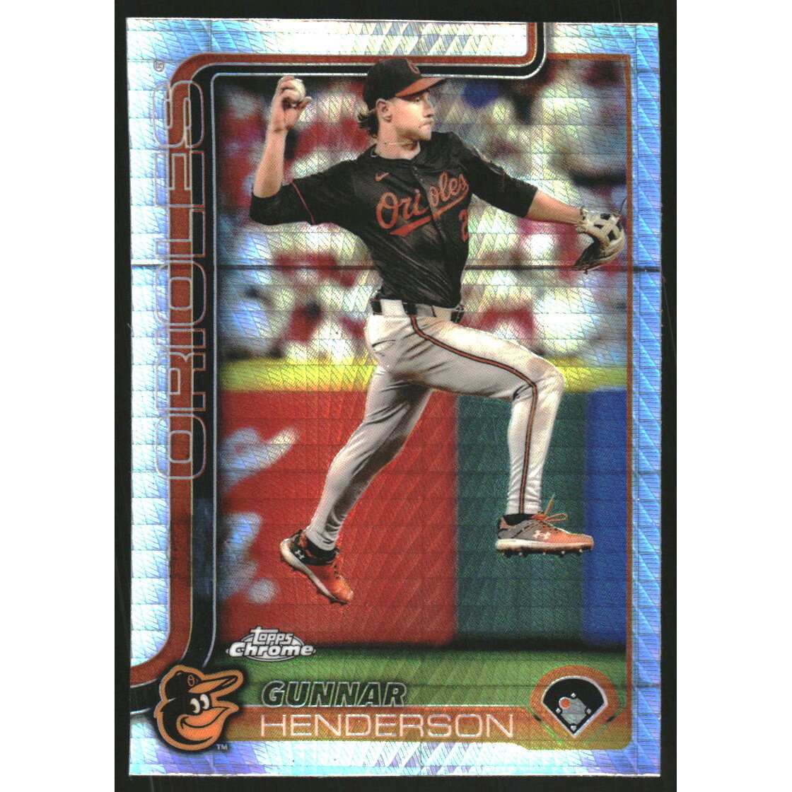 2025 Topps Chrome Prism Refractors #213 Gunnar Henderson 2025 Topps Chrome Prism Refractors #213 Gunnar Henderson