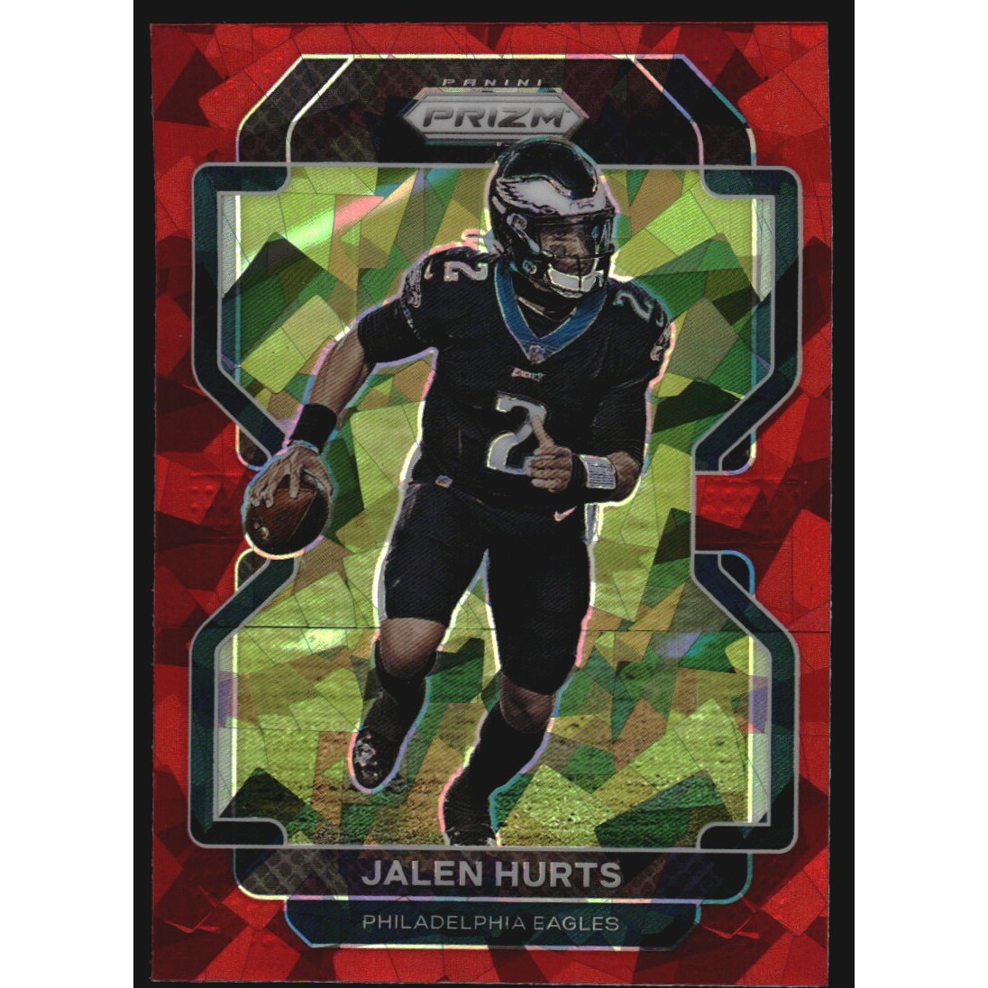 2021 Panini Prizm Prizms Red Ice #221 Jalen Hurts 2021 Panini Prizm Prizms Red Ice #221 Jalen Hurts