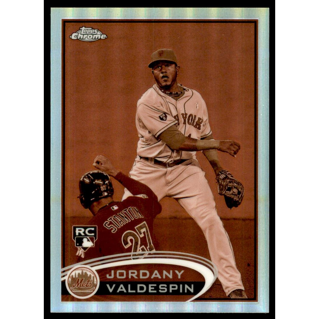 2012 Topps Chrome Sepia Refractors #195 Jordany Valdespin
