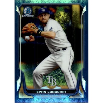 2014 Bowman Chrome Bubble Refractors #53 Evan Longoria