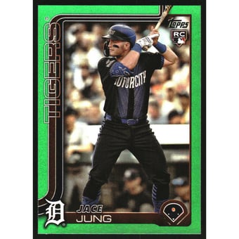 2025 Topps Green Rainbow Foil #80 Jace Jung