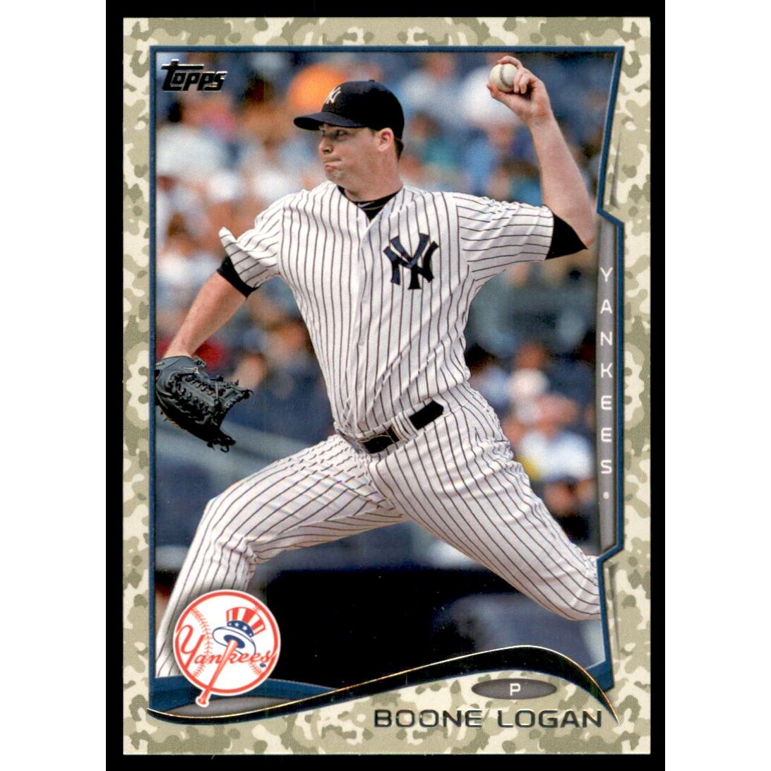 2014 Topps Camo #137 Boone Logan. rookie card picture