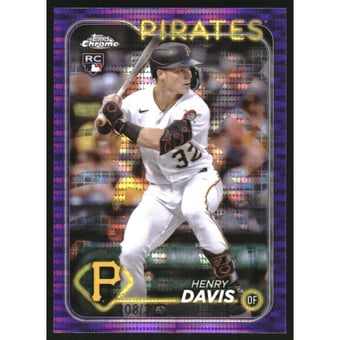 2024 Topps Chrome Purple Sonar Refractors #260 Henry Davis
