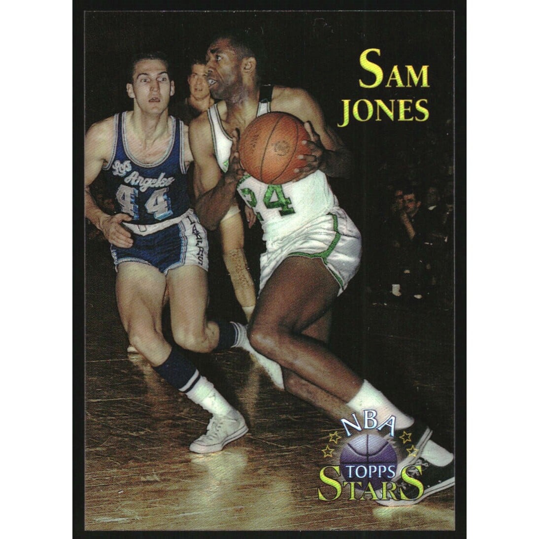 1996 Topps Stars Finest Refractors #23 Sam Jones. rookie card picture