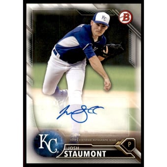 2016 Bowman Prospects Autographs #PAJST Josh Staumont