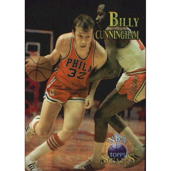 1996 Topps Stars Finest Refractors #12 Billy Cunningham