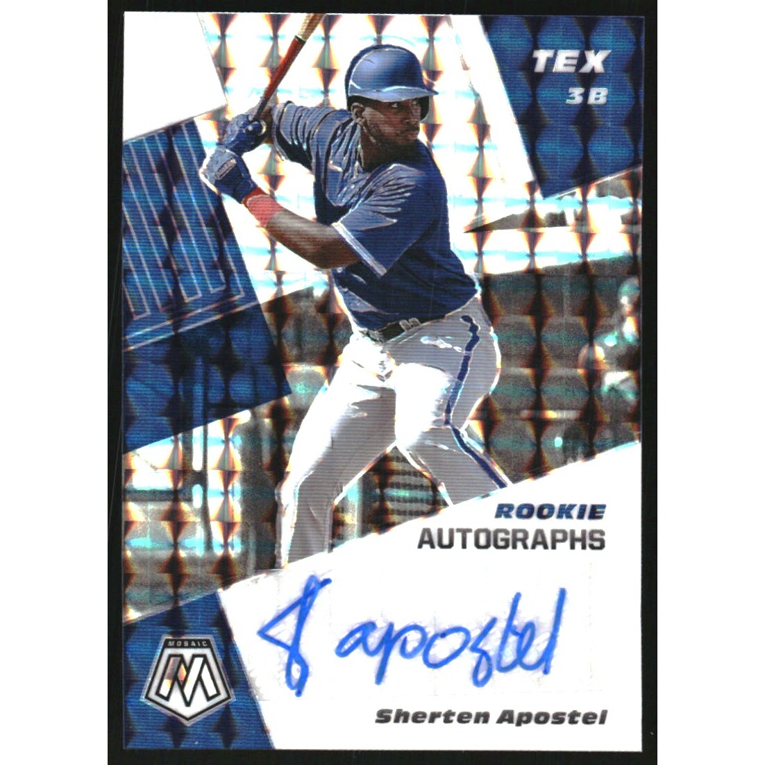 2021 Panini Mosaic Rookie Autographs Mosaic #13 Sherten Apostel