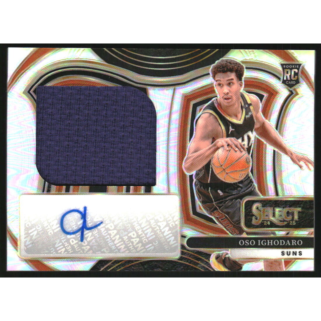2024-25 Select Jumbo Rookie Signature Swatches #8 Oso Ighodaro