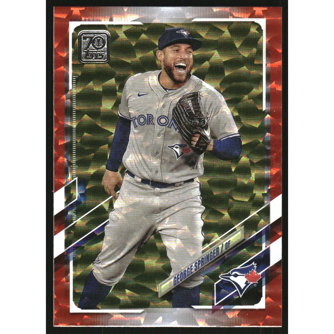 2021 Topps Orange Foil #633 George Springer
