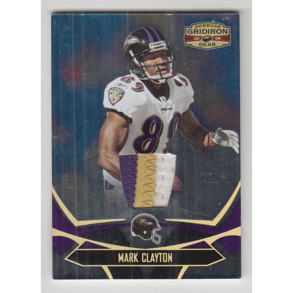 2008 Donruss Gridiron Gear Jerseys Prime #10 Mark Clayton