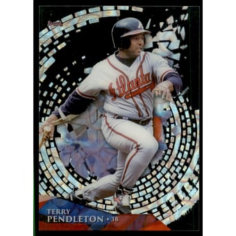 2014 Topps High Tek Spiral Bricks Clouds Diffractor 25 #HTTP Terry Pendleton