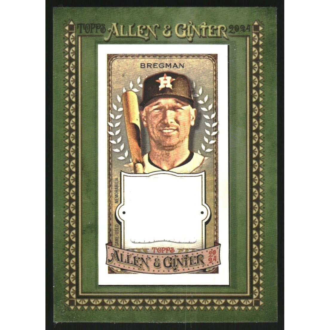2024 Topps Allen and Ginter Mini Framed Relics #MFRAB Alex Bregman