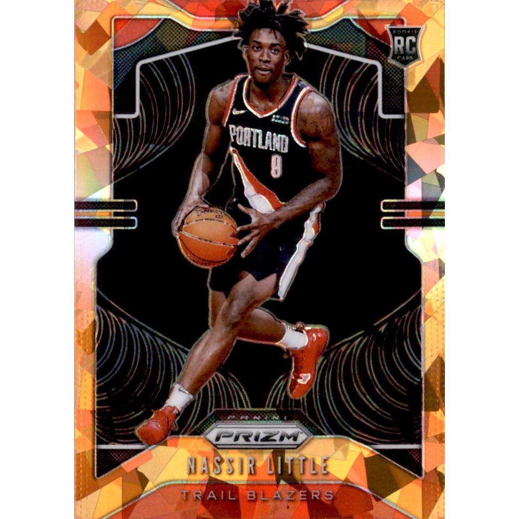 2019-20 Panini Prizm Prizms Orange Ice #269 Nassir Little