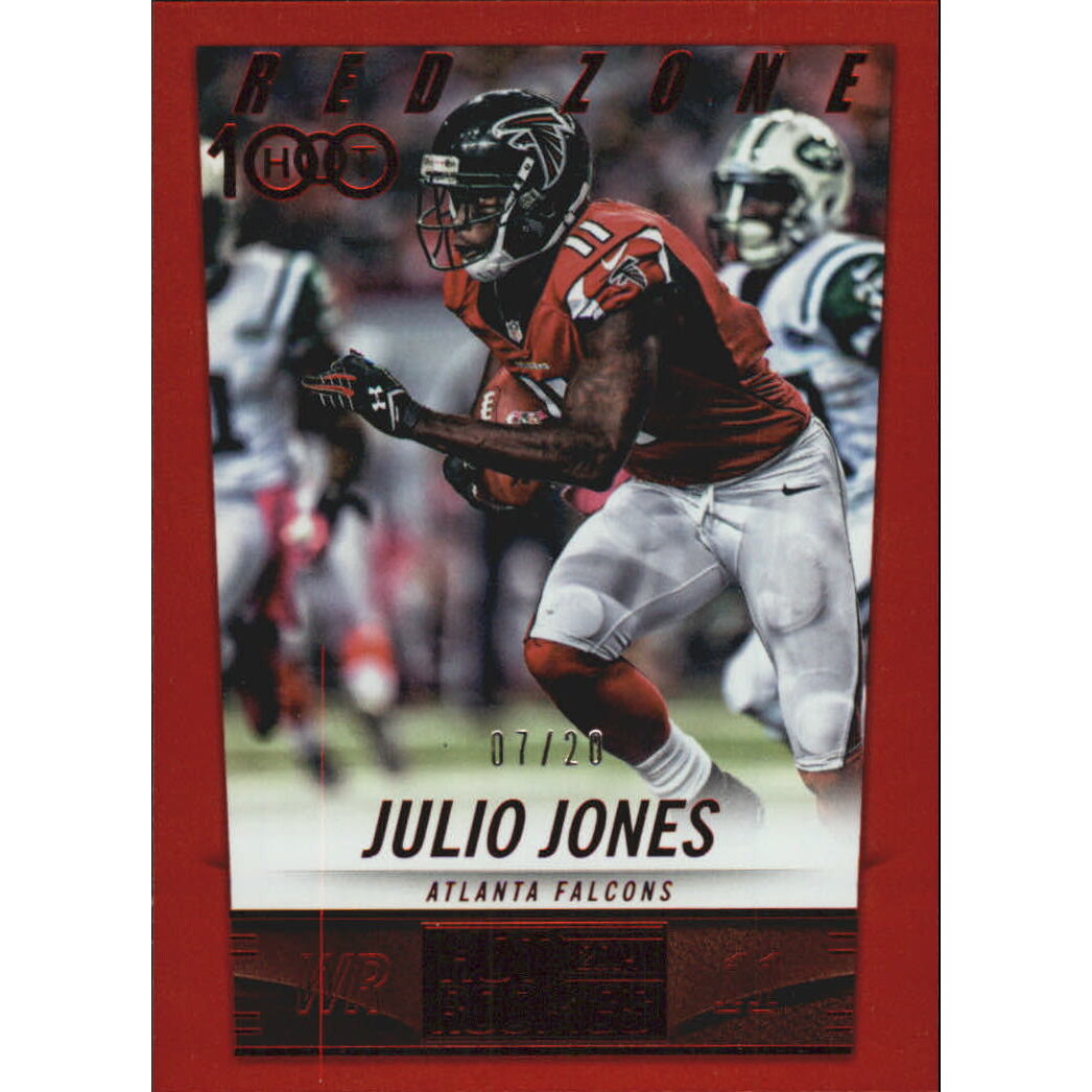 2014 Panini Hot Rookies Red Zone #252 Julio Jones H100