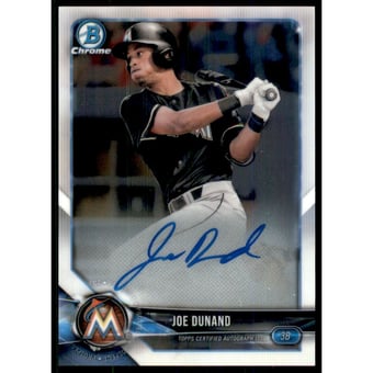 2018 Bowman Chrome Prospect Autographs #BCPAJD Joe Dunand