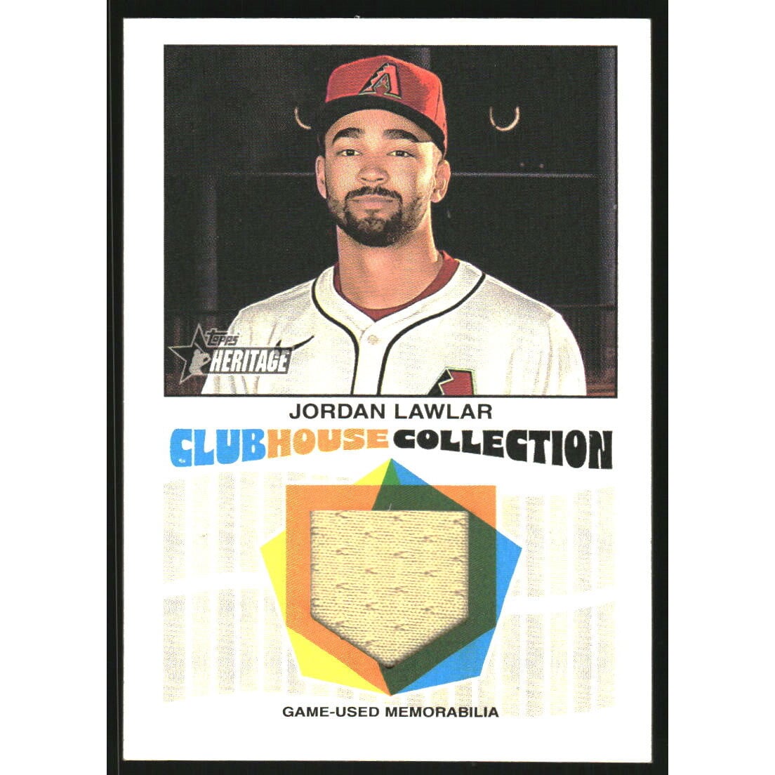 2026 Topps Heritage Clubhouse Collection Relics #CCRJLA Jordan Lawlar