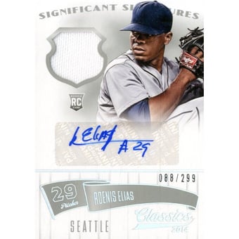 2014 Classics Significant Signatures Jerseys Silver #93 Roenis Elias/299