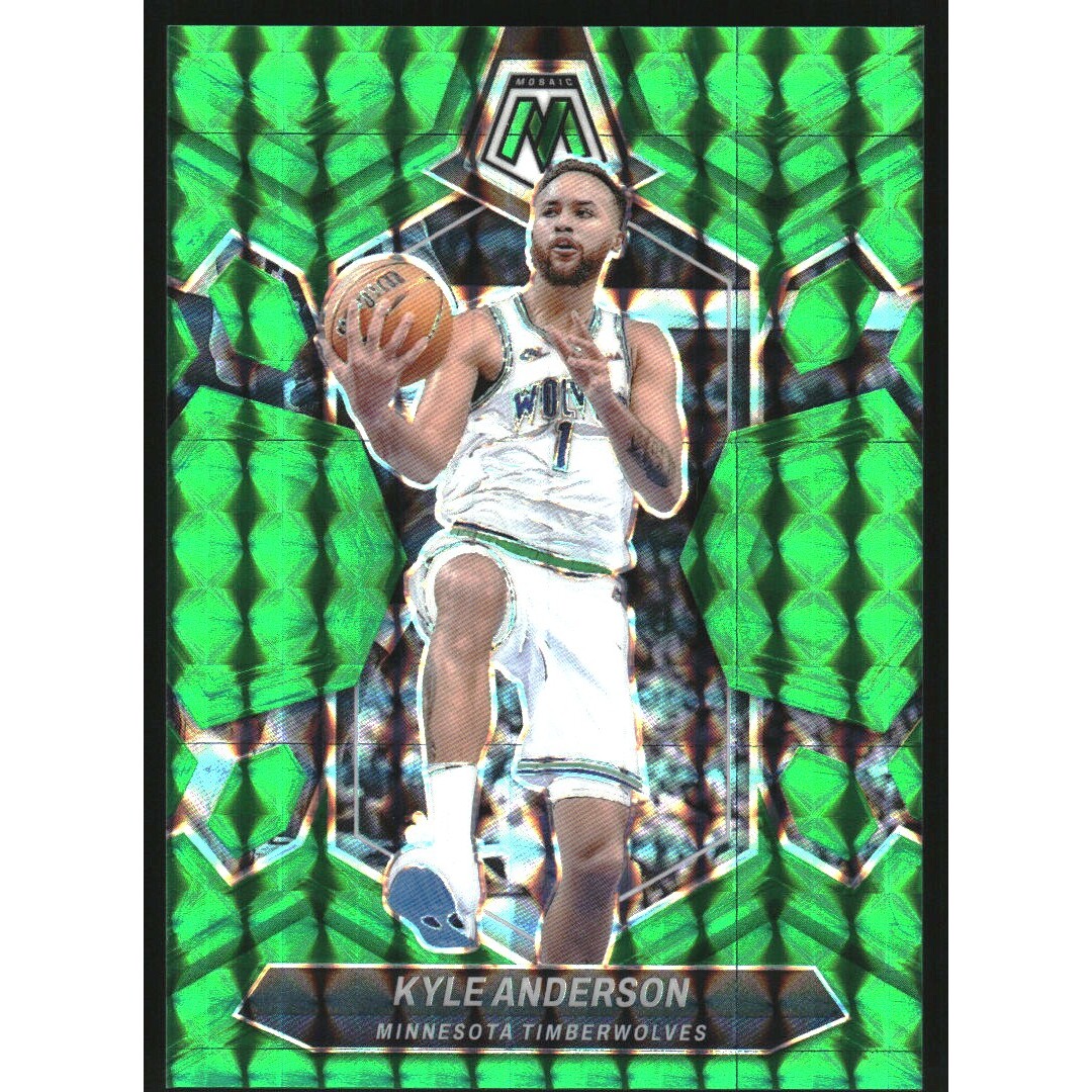 2023-24 Panini Mosaic Mosaic Choice Fusion Green #88 Kyle Anderson