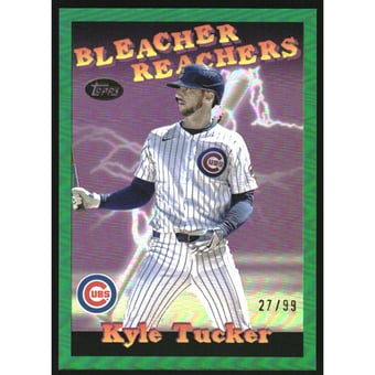 2025 Topps Update Bleacher Reachers Green Foil #BR19 Kyle Tucker