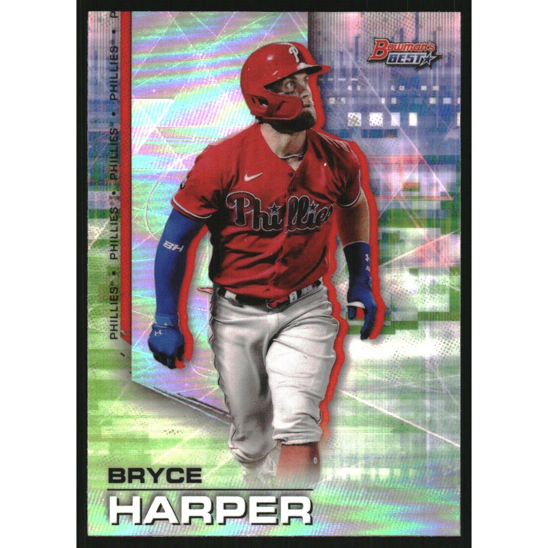 2021 Bowman's Best Refractors #55 Bryce Harper