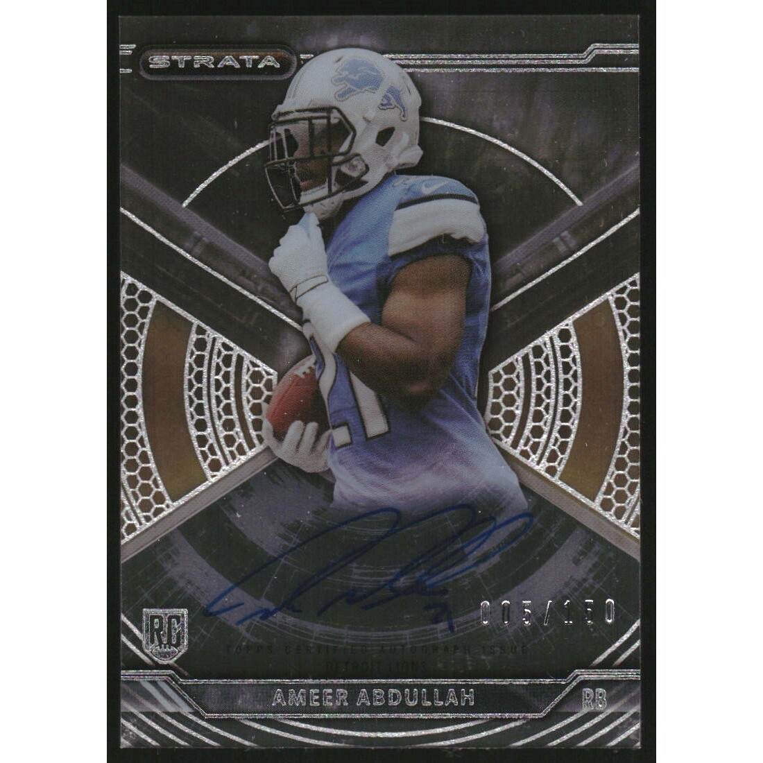 2015 Topps Strata Autographs #SAAA Ameer Abdullah/150