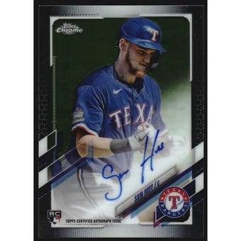 2021 Topps Chrome Rookie Autographs #RASHU Sam Huff