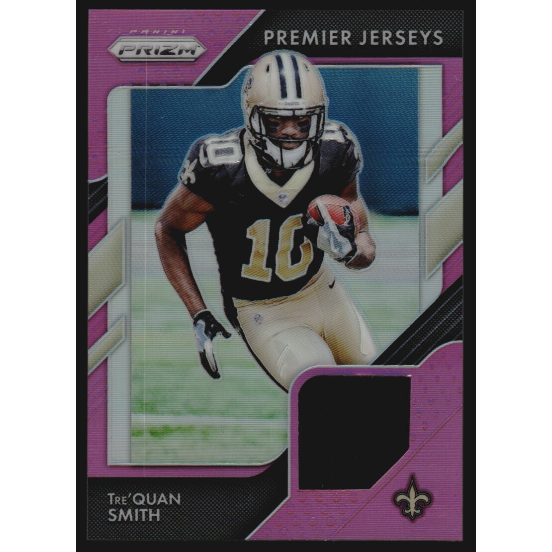 2018 Panini Prizm Prizm Premier Jerseys Pink #27 Tre'Quan Smith