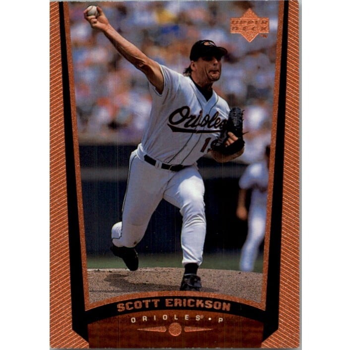 1999 Upper Deck Exclusives Level 1 #47 Scott Erickson. rookie card picture
