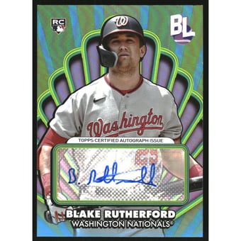 2024 Topps Big League Opening Act Autographs #OAABR Blake Rutherford