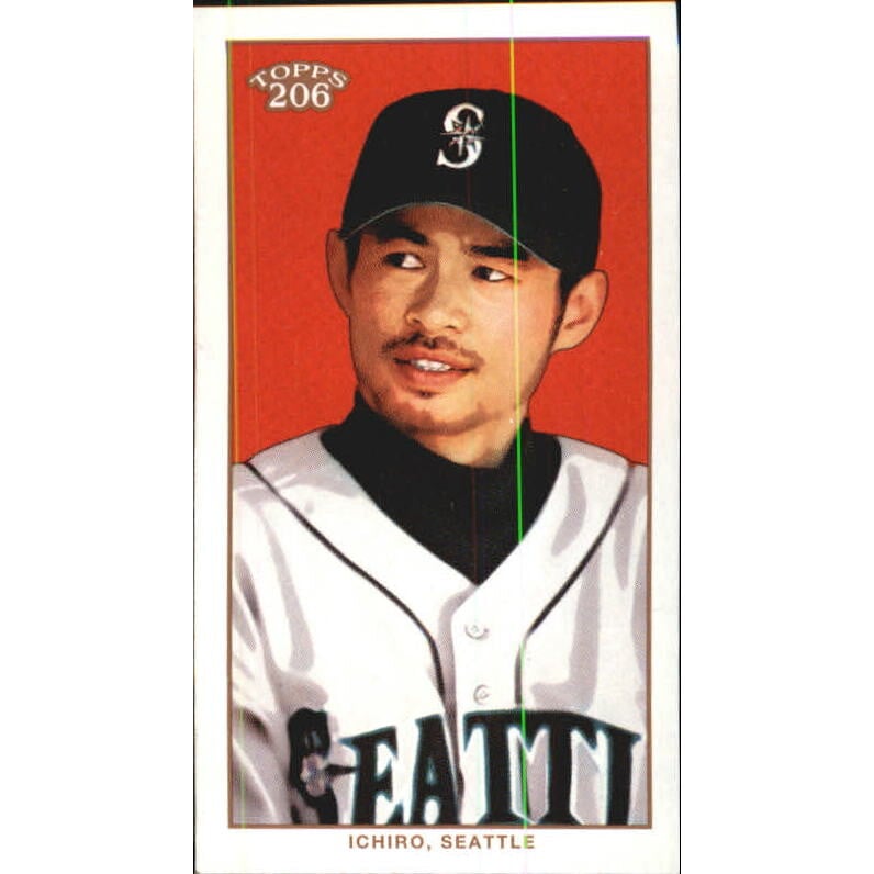 2002 Topps 206 Piedmont Black #256C Ichiro Suzuki White Jsy