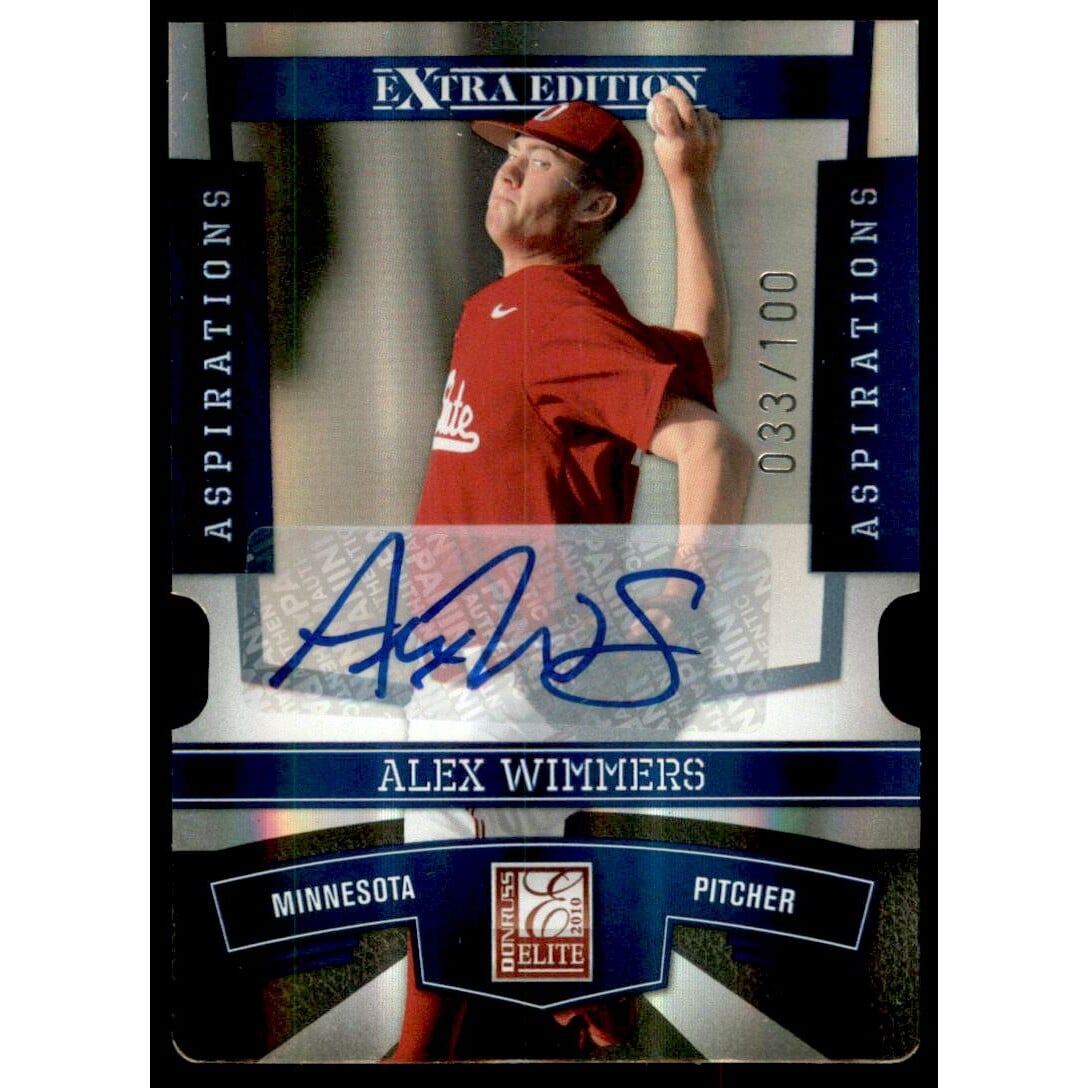 2010 Donruss Elite Extra Edition Signature Aspirations #26 Alex Wimmers