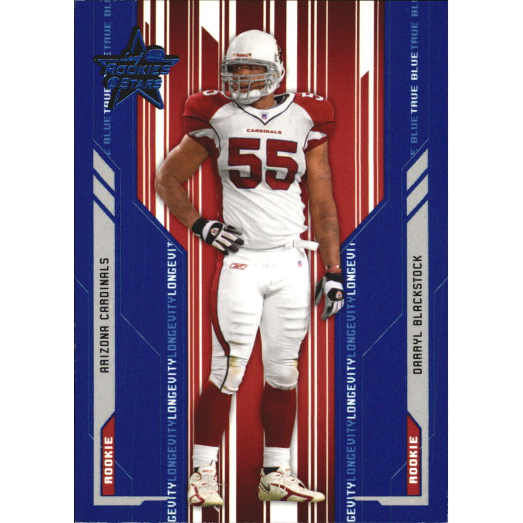2005 Leaf Rookies and Stars Longevity True Blue Parallel #141 Darryl Blackstock