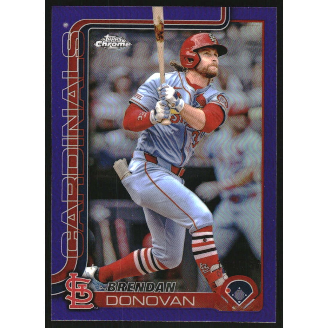 2025 Topps Chrome Purple Refractors #233 Brendan Donovan