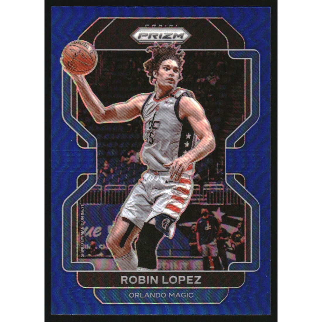 2021-22 Panini Prizm Prizms Blue #34 Robin Lopez 2021-22 Panini Prizm Prizms Blue #34 Robin Lopez