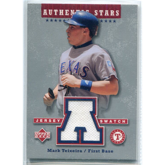 2004 Upper Deck Authentic Stars Jersey #MT Mark Teixeira