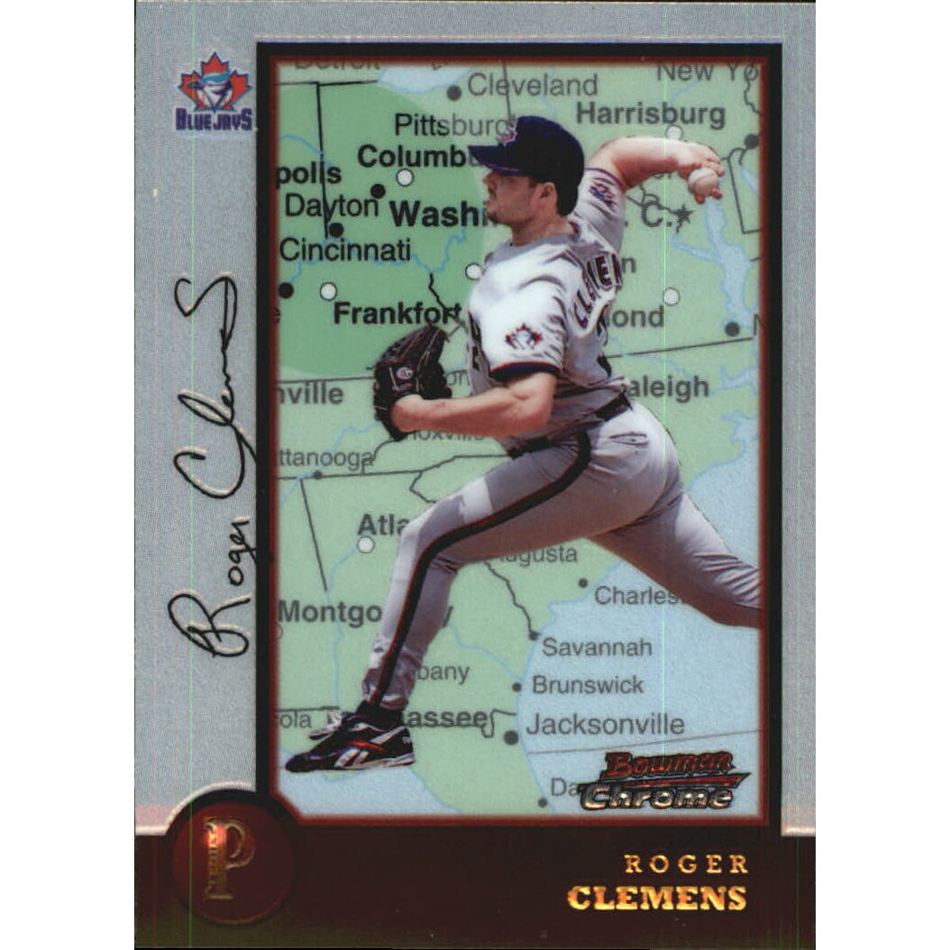 1998 Bowman Chrome International #38 Roger Clemens