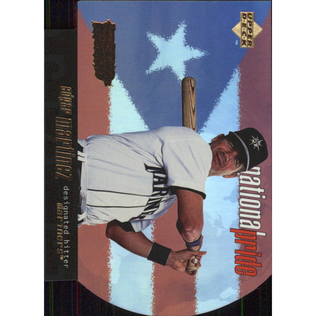 1998 Upper Deck National Pride #NP32 Edgar Martinez. rookie card picture
