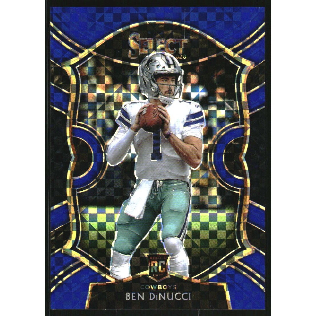 2020 Select Prizm Blue #99 Ben DiNucci