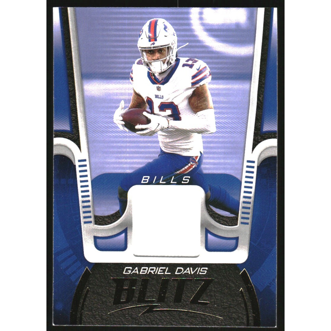 2021 Panini Playbook BLITZ Memorabilia #22 Gabriel Davis