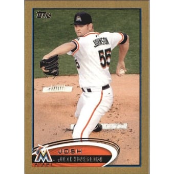 2012 Topps Mini Gold #543 Josh Johnson