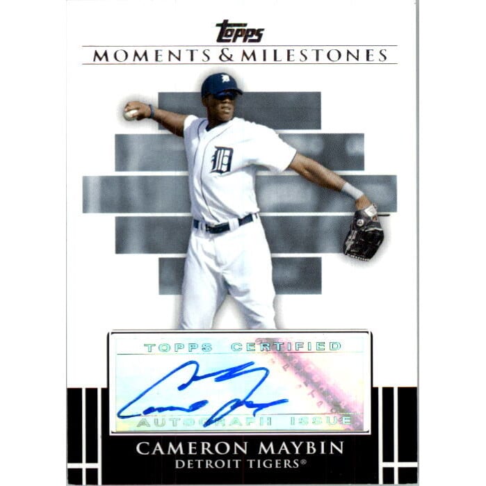 2008 Topps Moments and Milestones Milestone Autographs #CM Cameron Maybin B