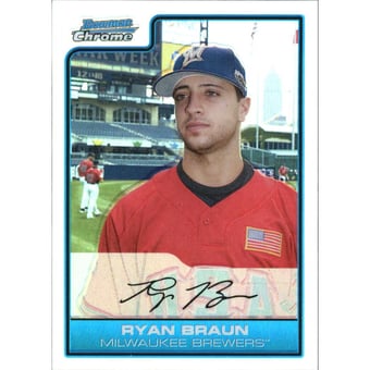 2006 Bowman Chrome Draft Future's Game Prospects Refractors #3 Ryan Braun
