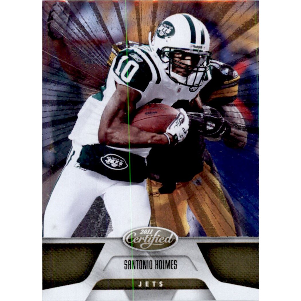 2011 Certified Platinum Gold #105 Santonio Holmes