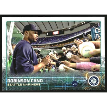 2015 Topps #450B Robinson Cano/Signing autograhs