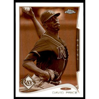 2014 Topps Chrome Sepia Refractors #63 David Price