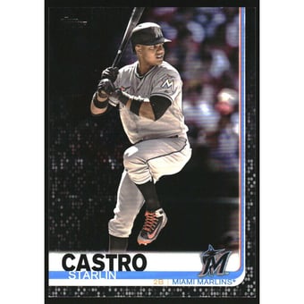 2019 Topps Black #482 Starlin Castro