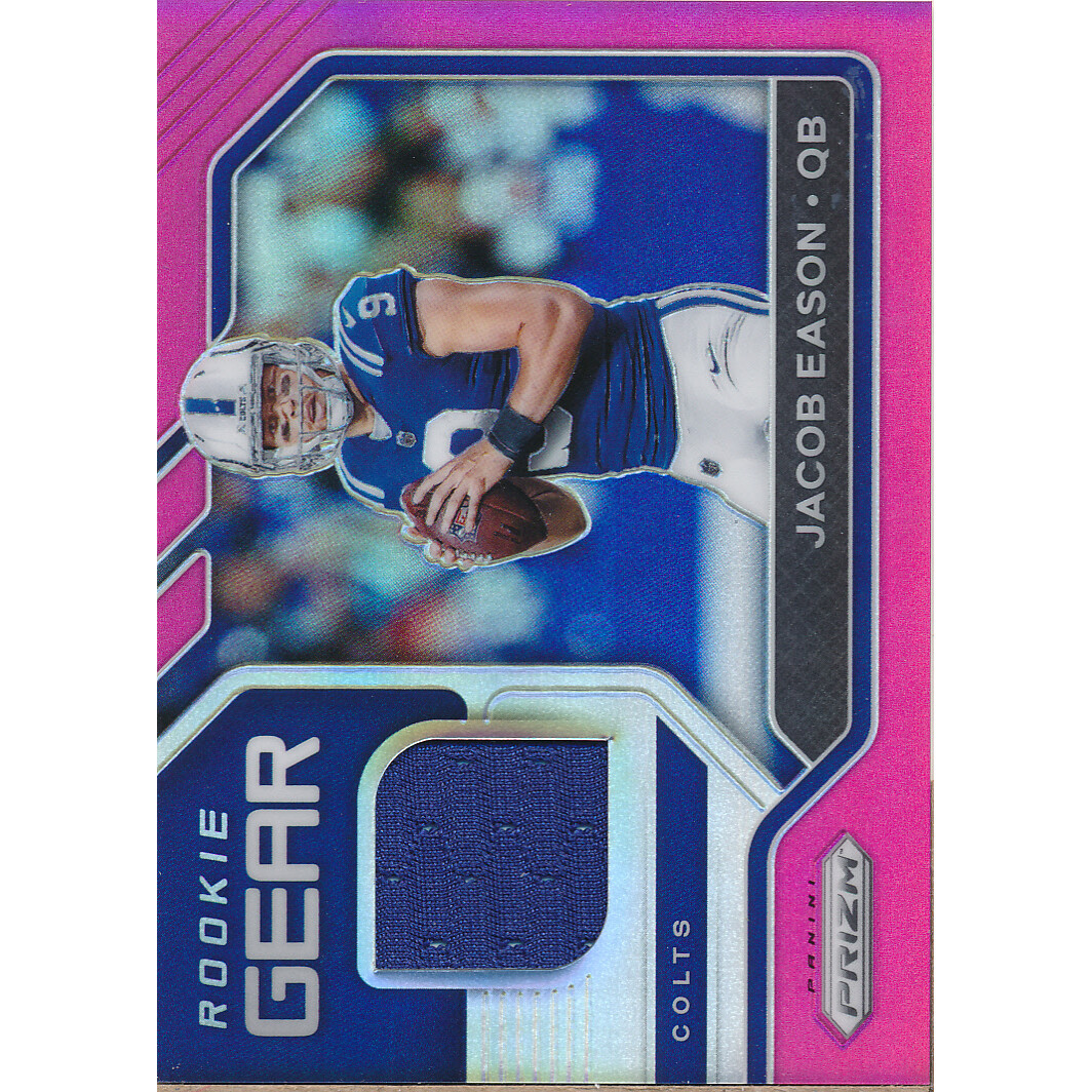 2020 Panini Prizm Rookie Gear Pink #13 Jacob Eason