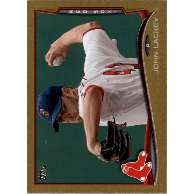 2014 Topps Mini Gold #632 John Lackey. rookie card picture